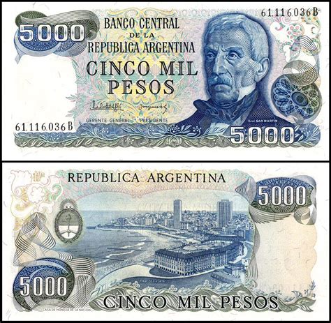 peso argentino blue